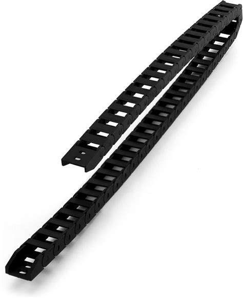 QWORK Cable Drag Chain, Black Cable Wire Carrier Drag Chain 